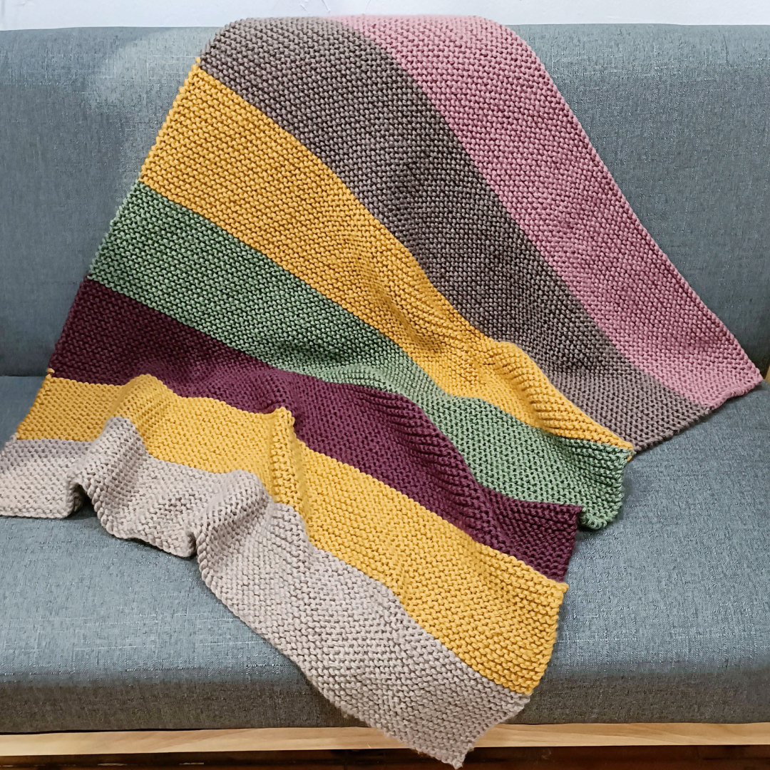 Beginner Garter Blanket