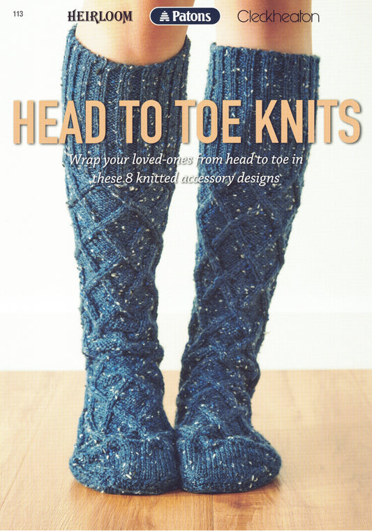 Accessories - Patons Leaflet 113 Head to Toe Knits