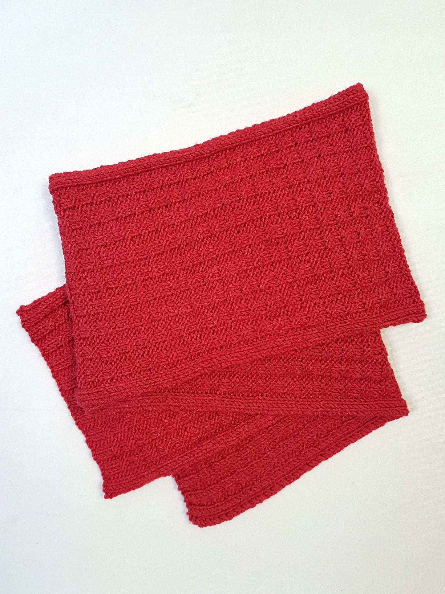 Ribbed Basketweave Scarf