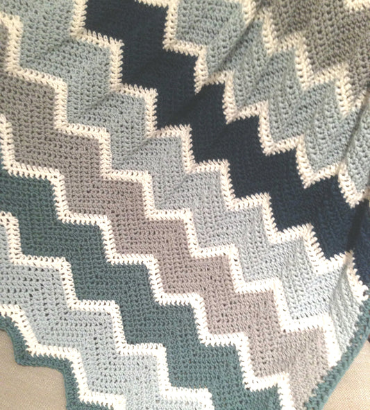 Chevron Blanket (crochet)