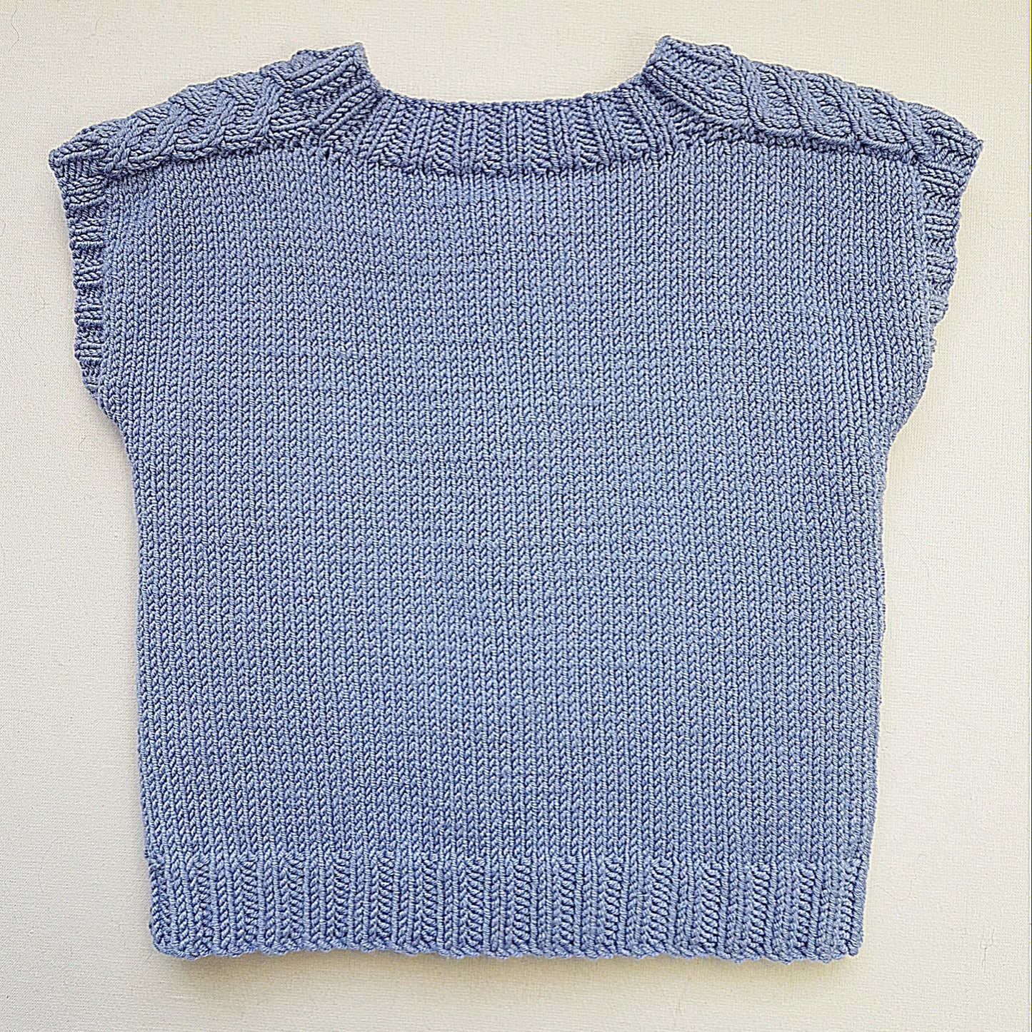 Cabled Shoulder Vest