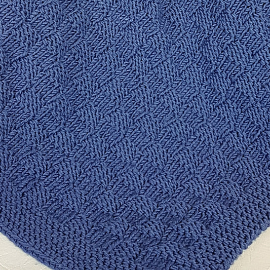 Double Yarn Basketweave Blanket