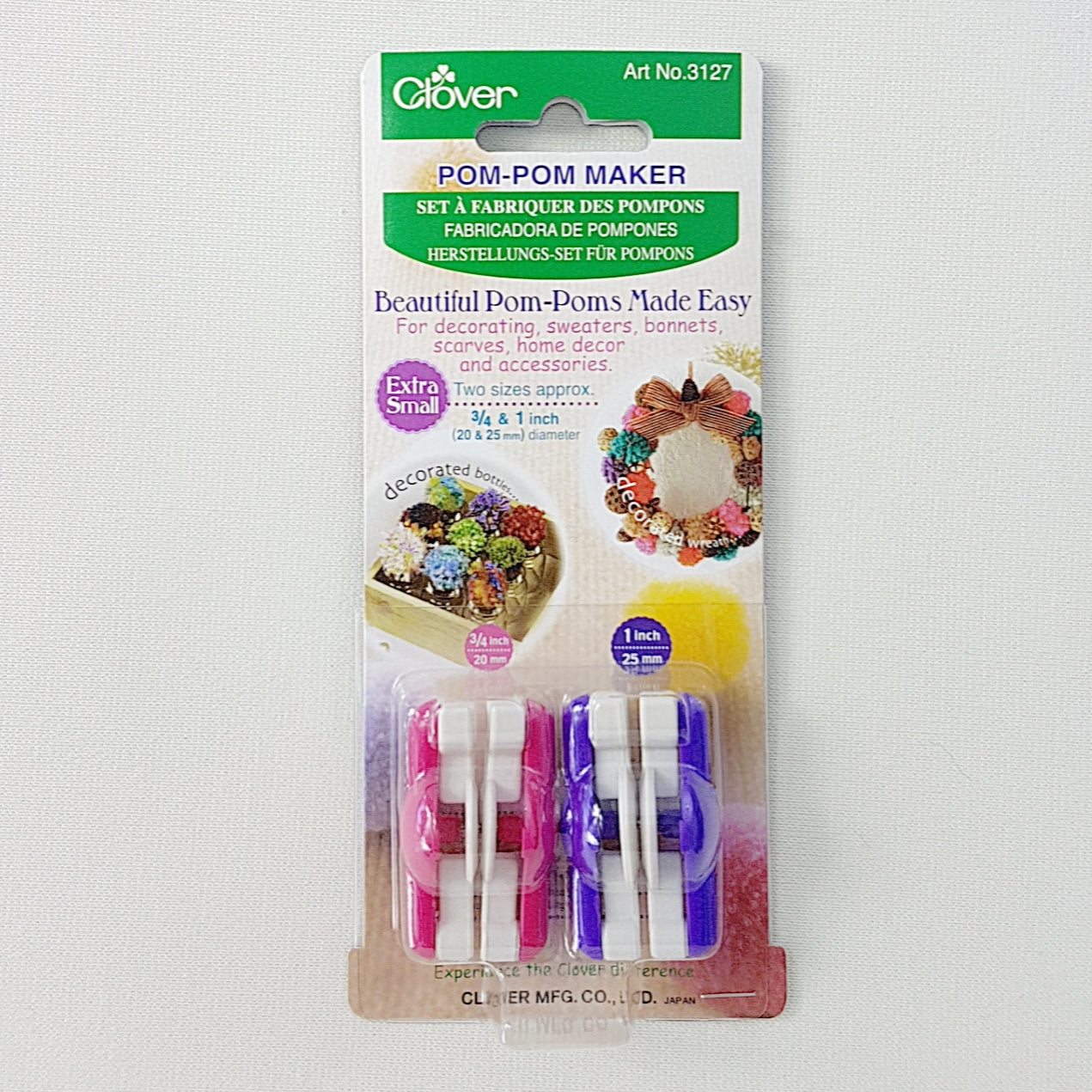 Clover Pom Pom Maker Extra Small 3127 (Accessories)