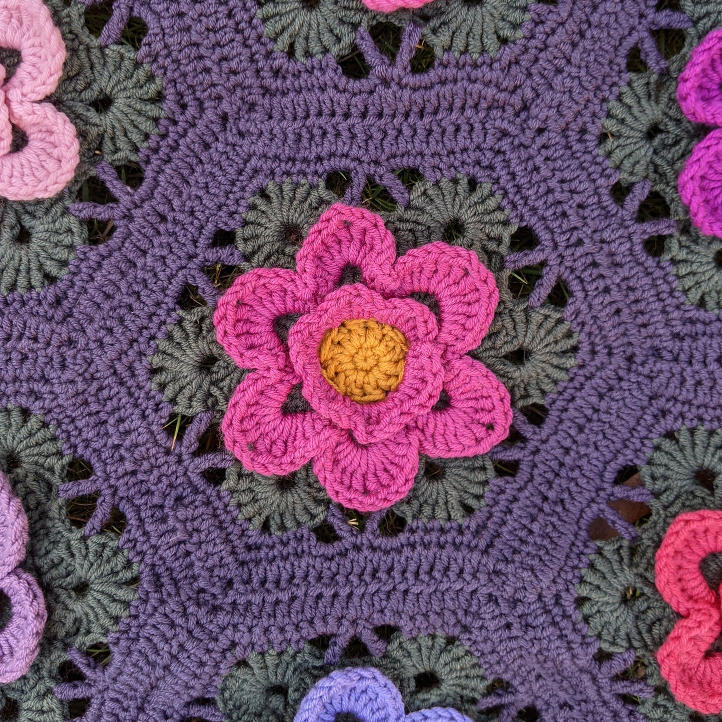 Blooming Blanket (crochet)