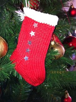 Xmas Stocking - Mini Tree Decoration