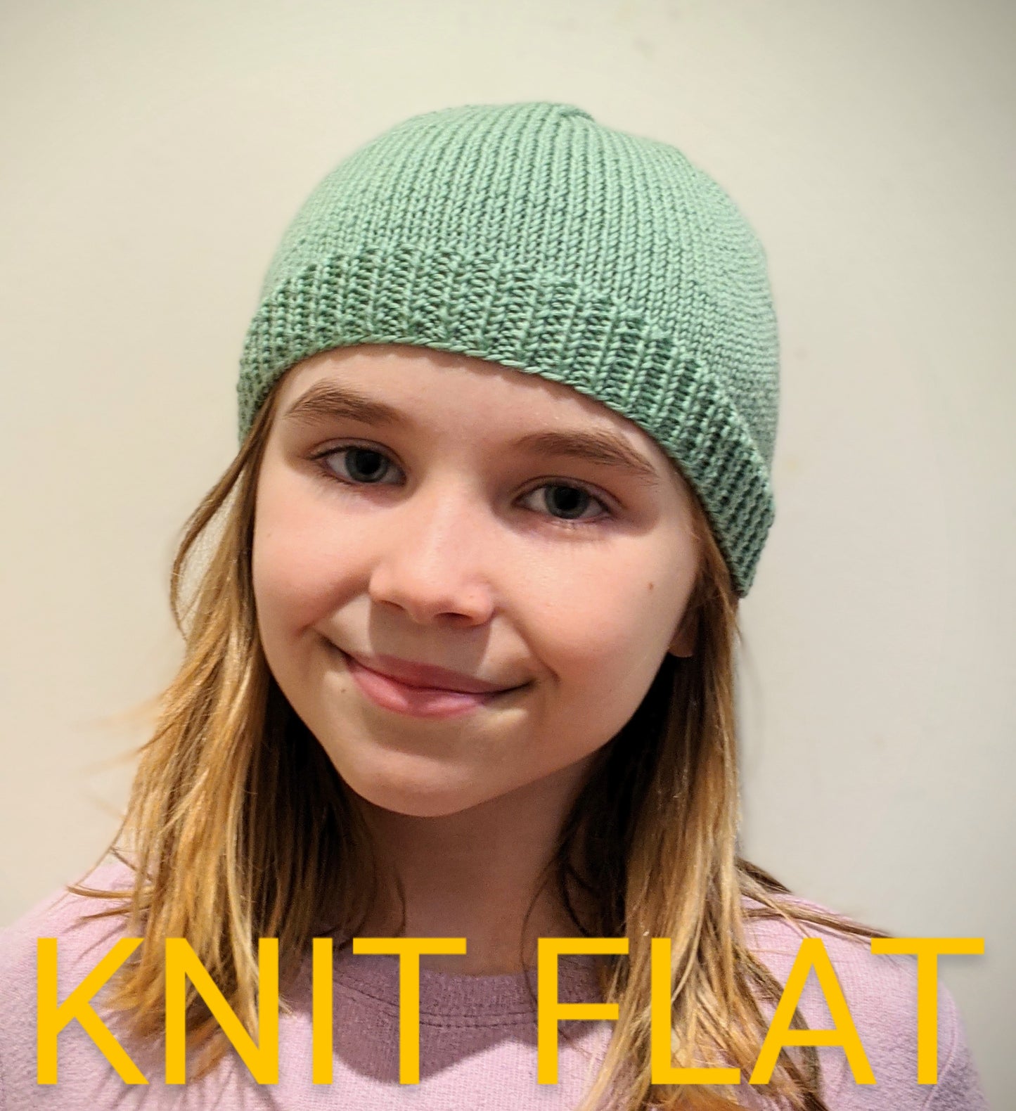 Family Beanies - 5ply KNIT FLAT