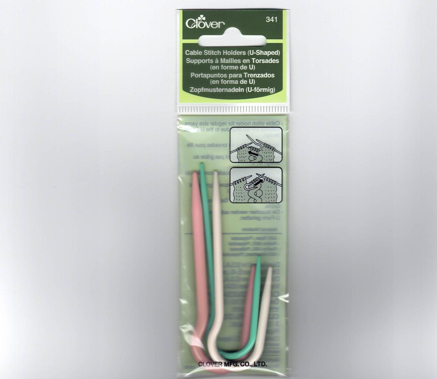 Clover Cable Stitch Holder U Shape 341 (Accessories)