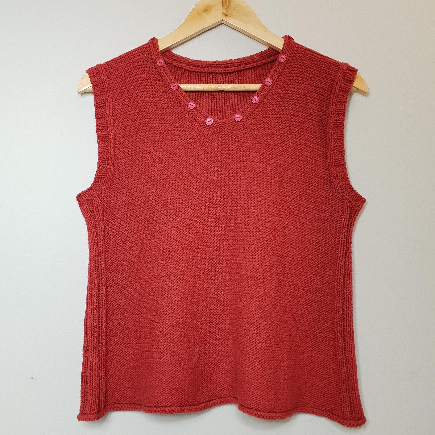 V-Neck Sleeveless Top