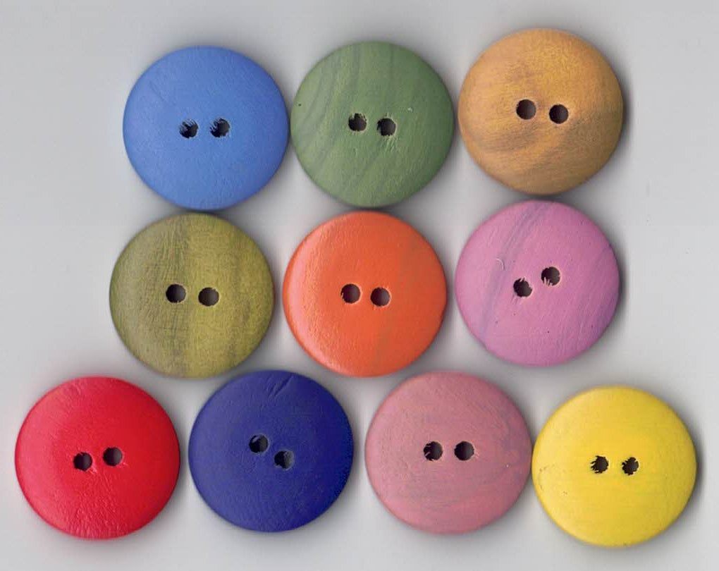 Buttons - Medium Coloured Buttons 20mm S8731
