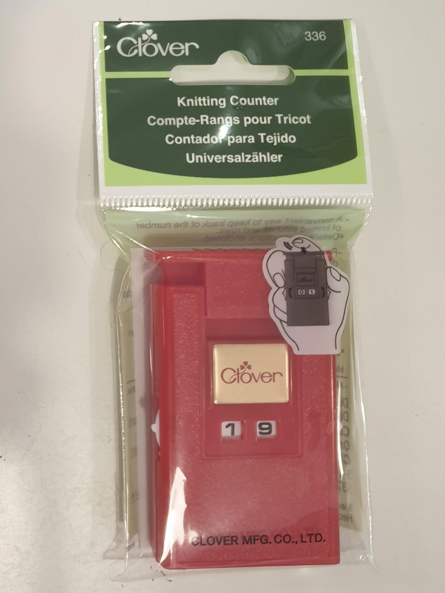 Clover Knit Counter - Kacha Kacha Red (Accessories)