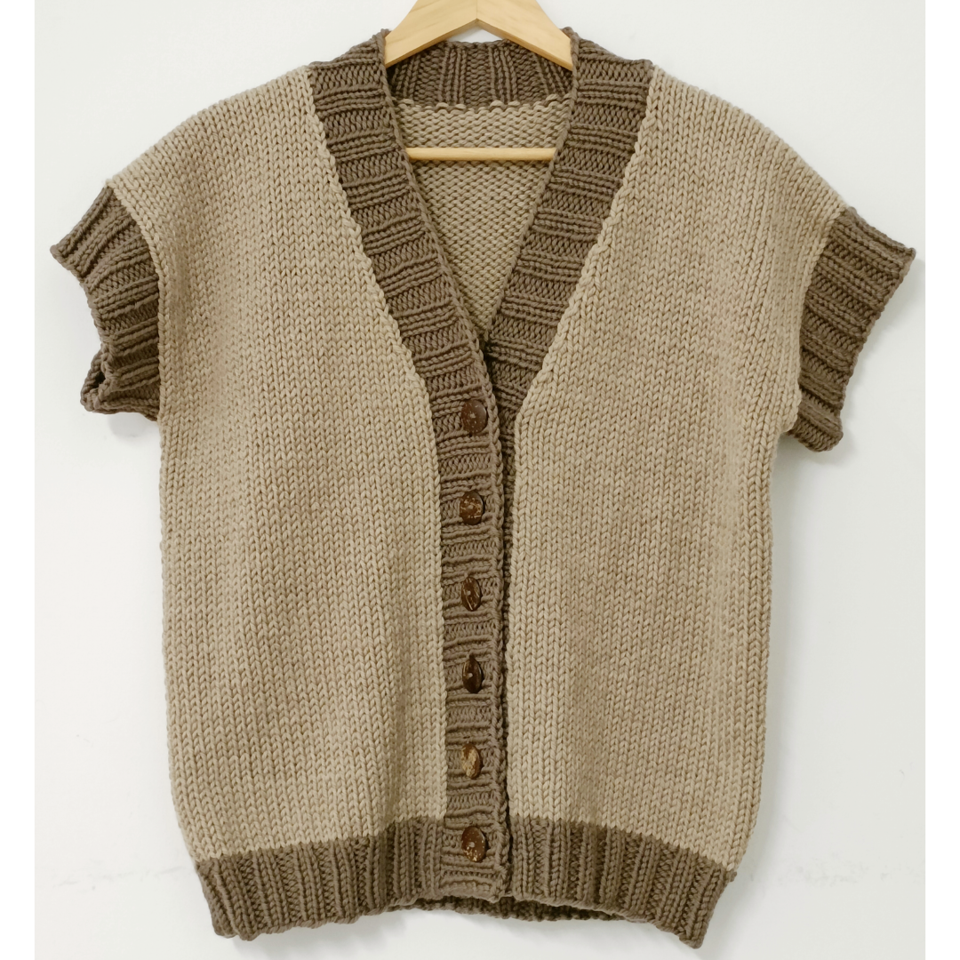 Simple Adult Buttoned Vest