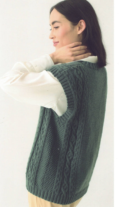 Women - Patons Leaflet 0058 Labyrinth Vest