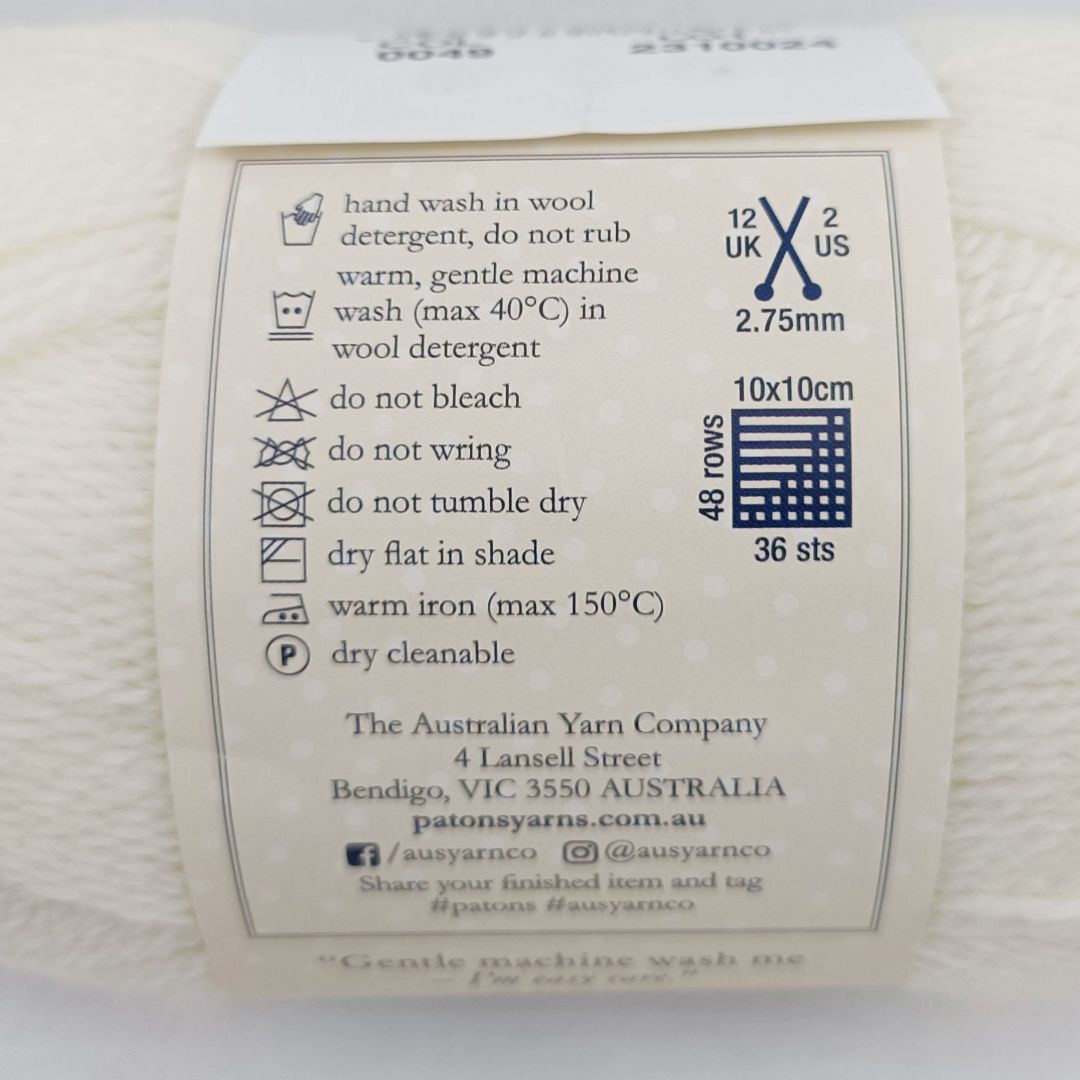 Patons Baby Dreamtime Merino 2ply