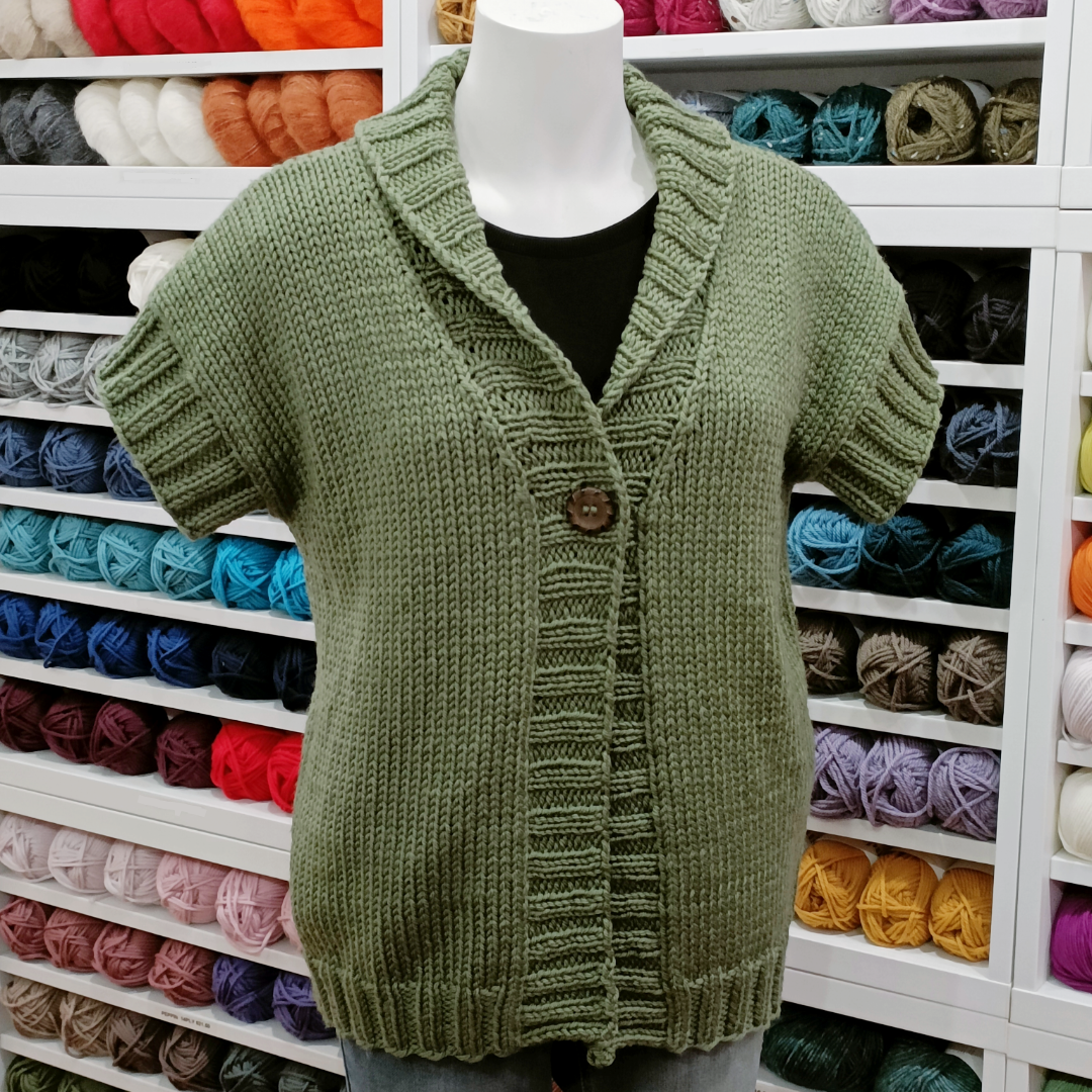 Simple Adult Buttoned Vest