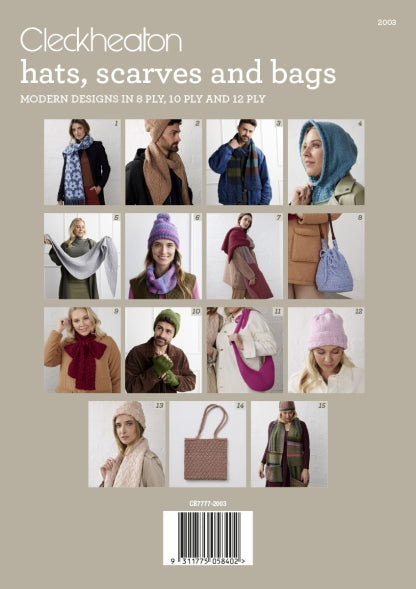 Accessories - Cleckheaton Book 2003 Hats, Scarves and Bags
