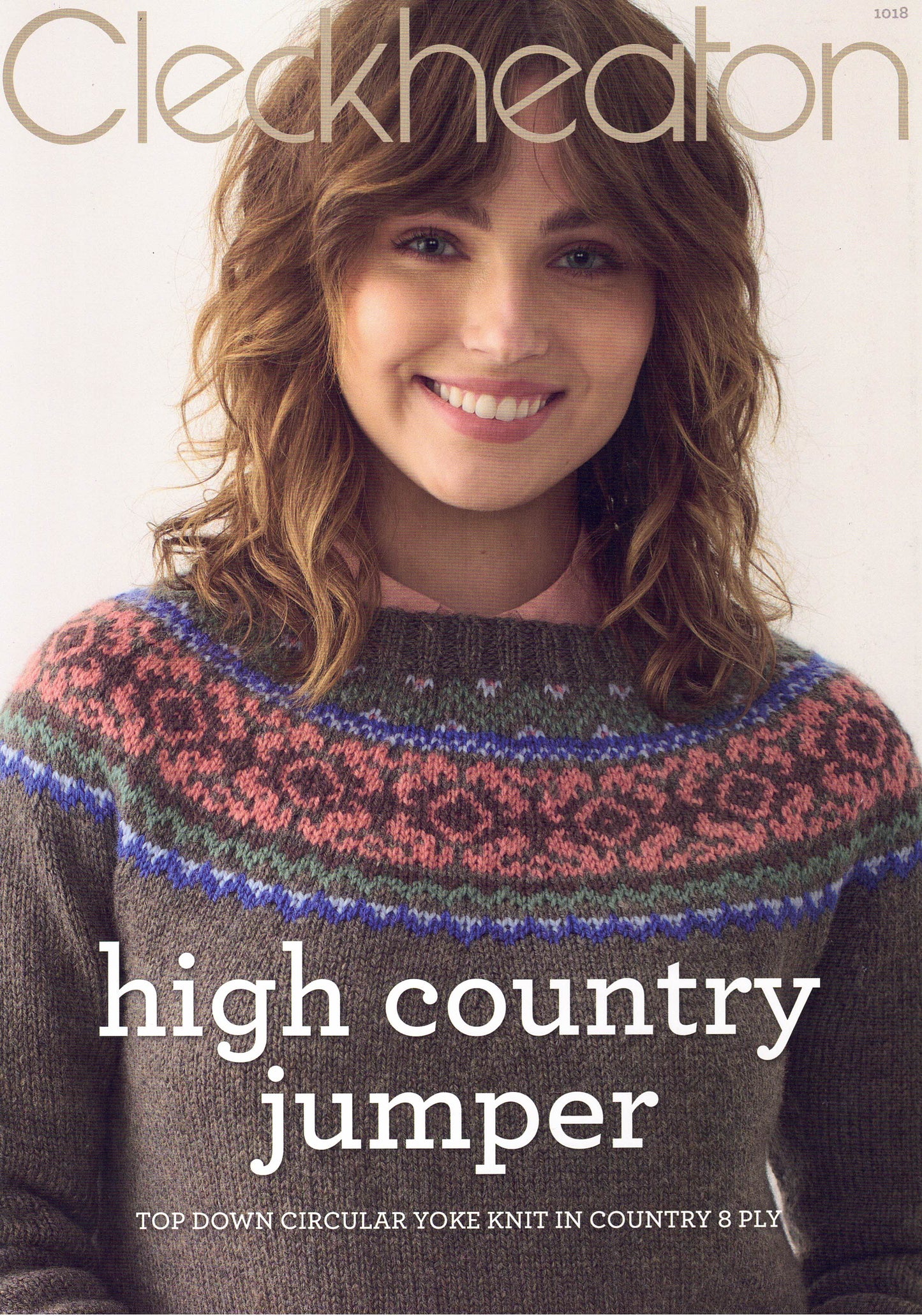 Women - Cleckheaton Leaflet 1018 High Country Jumper