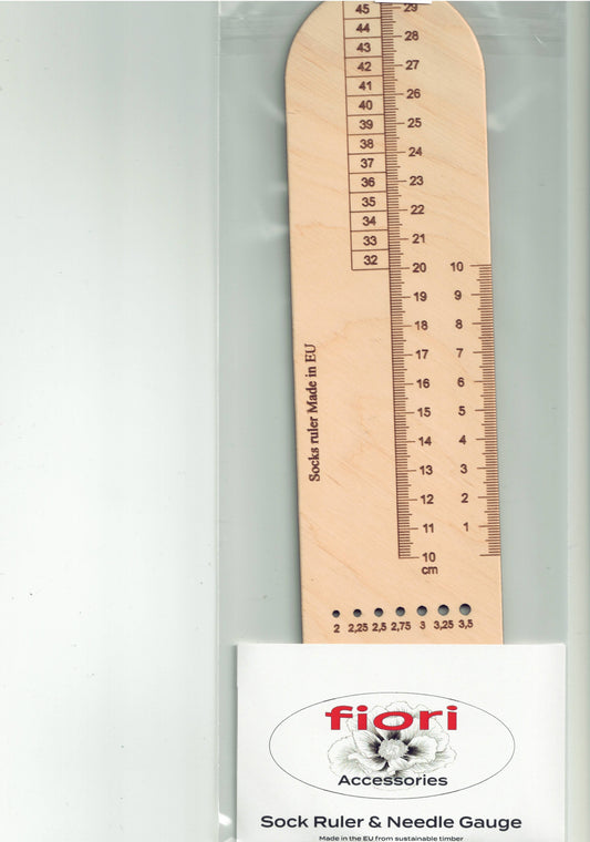 Fiori Sock Ruler