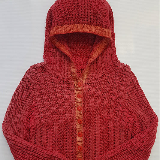 Hooded Ribbed Jacket