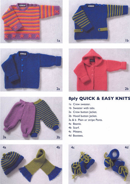 Baby - Patons Book 6000 Quick & Easy Baby Knits