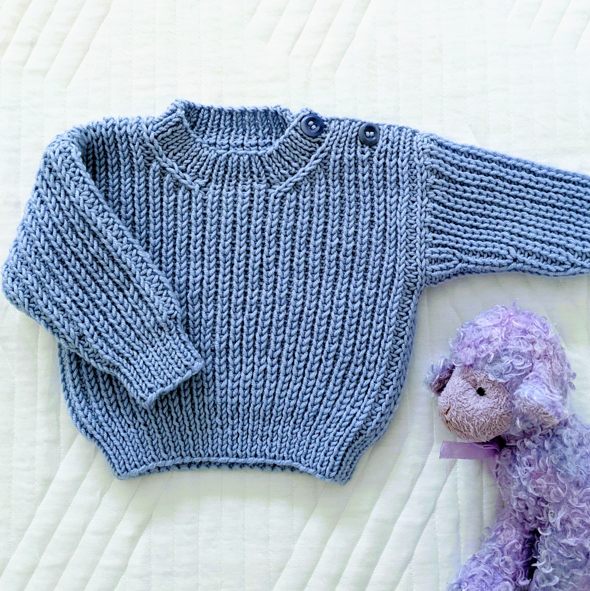 Charlie Oversized Baby Jumper – Wool Baa - Main Image