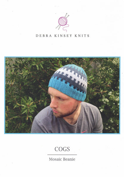 Accessories - Debra Kinsey Leaflet Cogs Mosaic Beanie