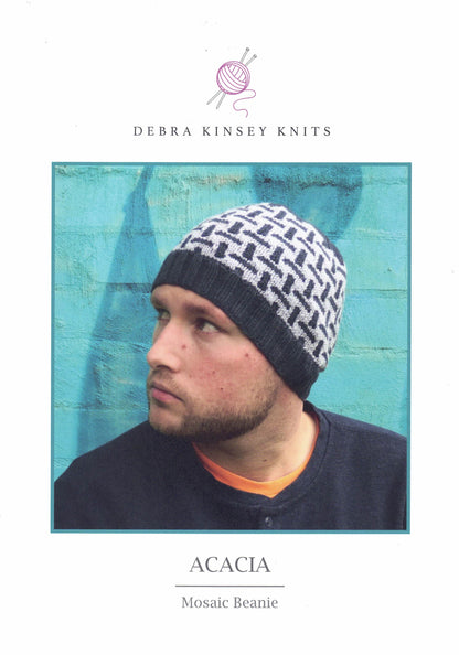 Accessories - Debra Kinsey Leaflet Acacia Mosaic Beanie