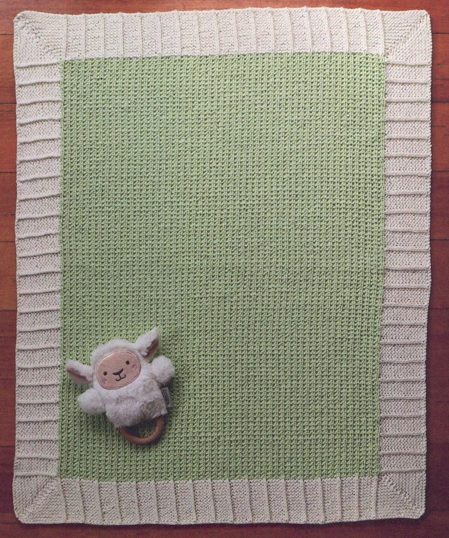 Accessories - Debra Kinsey Leaflet Minty Baby Blanket