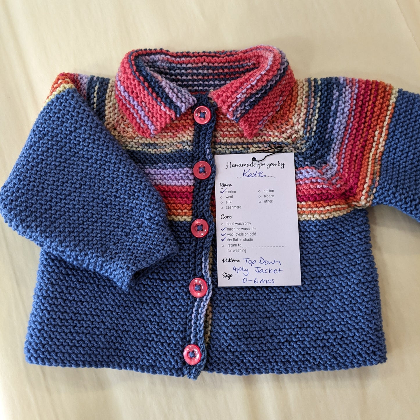 Wool Baa Yarn Care Gift Tags