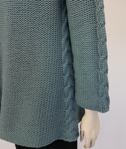 Chunky Top-Down Sweater