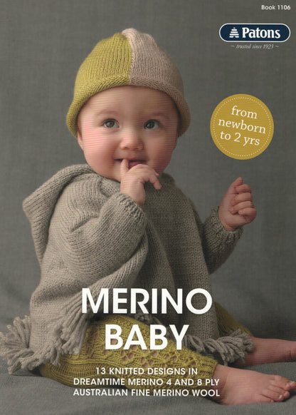 Baby/Toddler - Patons Book 1106 Merino Baby